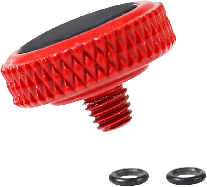 Shutter Button for Fujifilm X-T5, Soft Shutter Release Button for Fujifilm X100VI XPRO3 X100T XE4 XT20 XT50 XT3 XT4 XT30II Cameras (Red + Black Surface)
