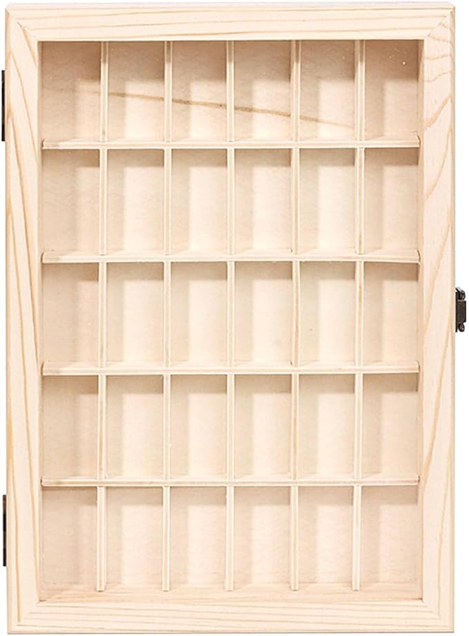 Film Case/135 Film Case -for 30 Rolls of 35mm Films-Decorative Collector's Shadow Box to Sort & Enjoy & Safeguard Film, Vintage Wooden Chest (Film is not Included)
