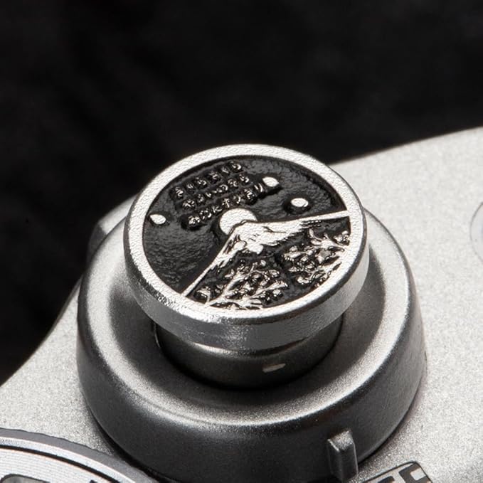 Falling Cherry Blossoms Camera Metal Shutter Decorative Button for Fujifilm X100VI X-M5 X-E5 X-Half X-T4 X-T3 for Nikon zf zfc (Aluminum Alloy-Shutter Decorative Button)