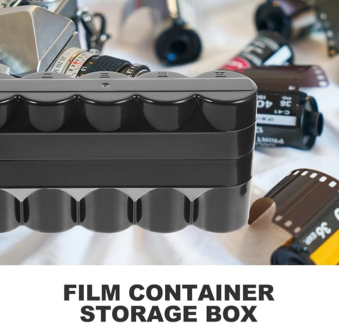 Film Case with Large Capacity Hard Plastic Storage Box for Film Lightweight and Easy to Carry for Organizing and Small Items