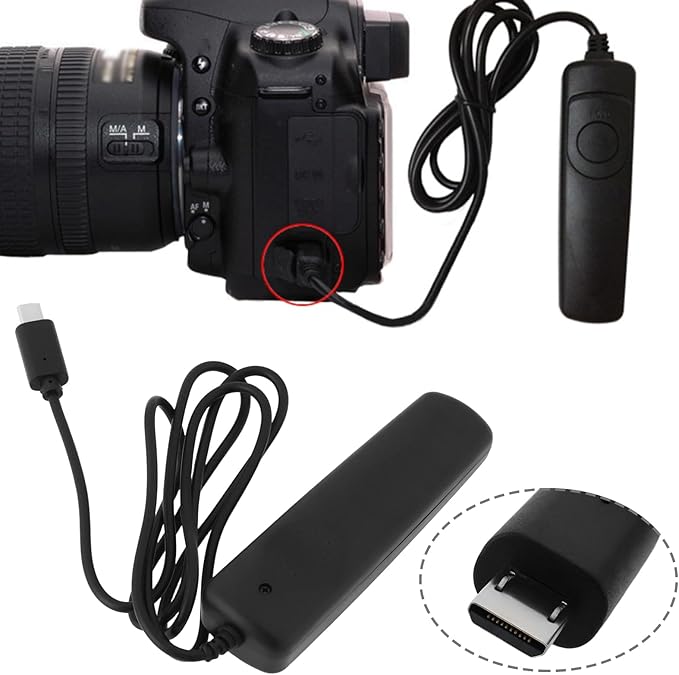 SING F LTD Camera Shutter Remote Control RM-VPR1 Cable 90cm Compatible with Sony A7 III A7R A7S