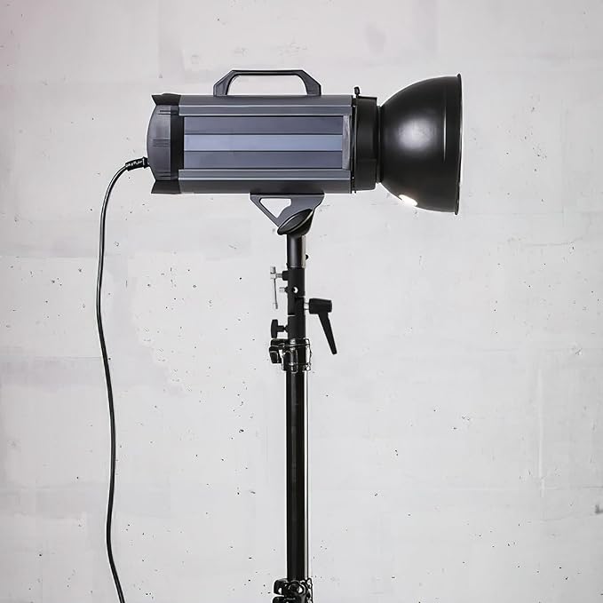 Kisangel H-Shaped Aluminum Alloy Light Stand Adapter with Dual Flash Mount Swivel Umbrella Clamp for Off-Camera Tripod and Photography Umbrella Portable Bracket for Studio and Outdoor Use