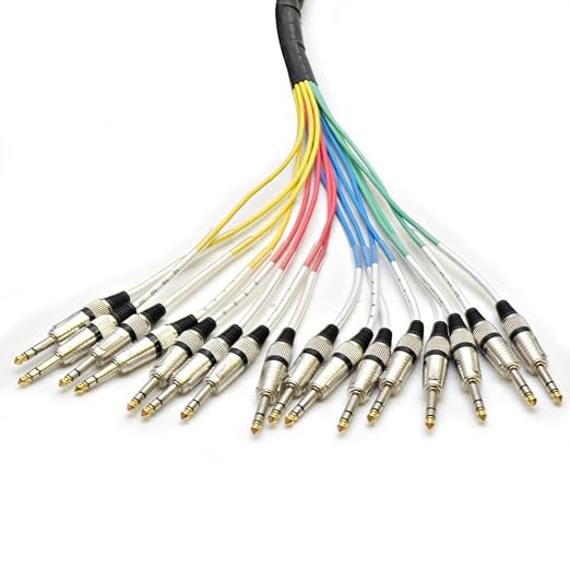 Seismic Audio - SAXT-16x20F - 16 Channel 20' XLR Female to 1/4" TRS Snake Cable