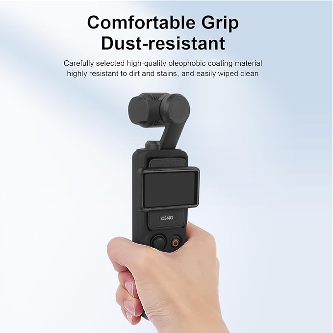 Mechrig All-Round Silicone Protective Case Cover for DJI Osmo Pocket 3, Anti-Scratch, Non-Slip, Shockproof Skin for Camera Body, Lens, Screen, MR79026