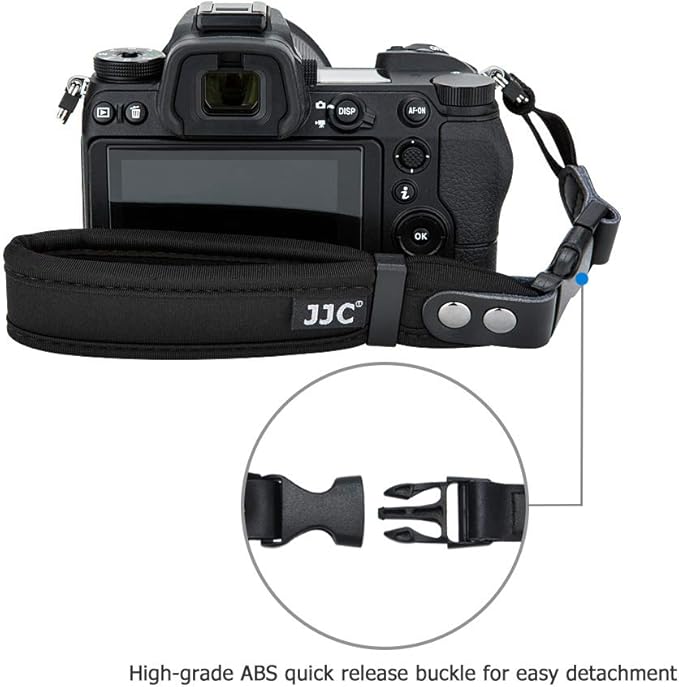 Quick Release Soft Neoprene Camera Hand Wrist Grip Strap for Sony A7CII A7CR A7RV A7IV A6700 Canon EOS R5 R6 R7 R8 T8i T7 T7i 90D Fuji X Half X100VI XT5 XT4 XT30II Nikon Z8 Z6 Z7 II Z5 Zfc Zf Z50 Z30