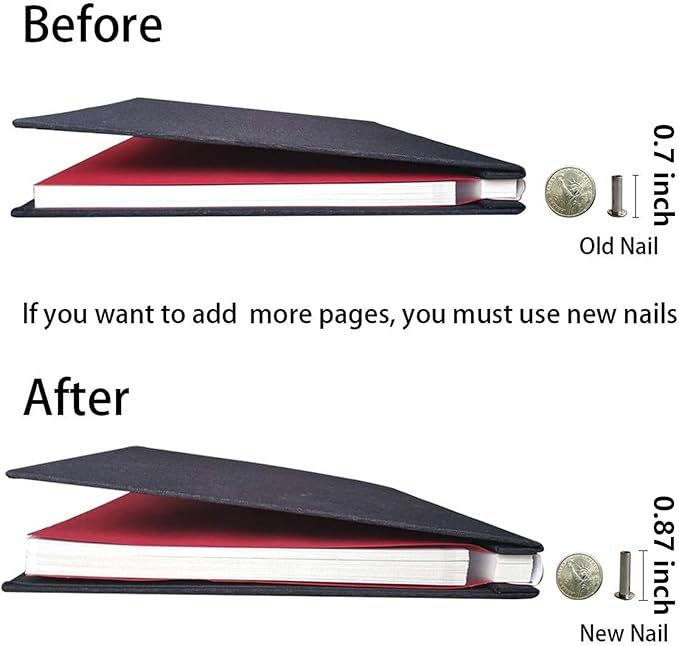 Vienrose Photo Album Self Adhesive Refill Pages for 13x12.6 inch Photo Album (10 Sheets/ 20 Pages)