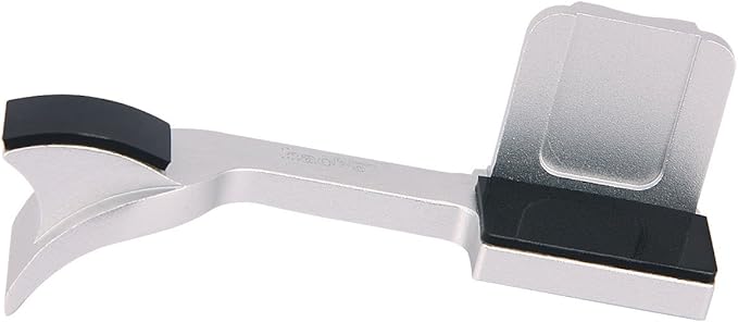 Haoge THB-LS Metal Hot Shoe Thumb Up Rest Thumbs Up Hand Grip for Leica Q Q-P QP Typ116 Typ 116 Camera Silver