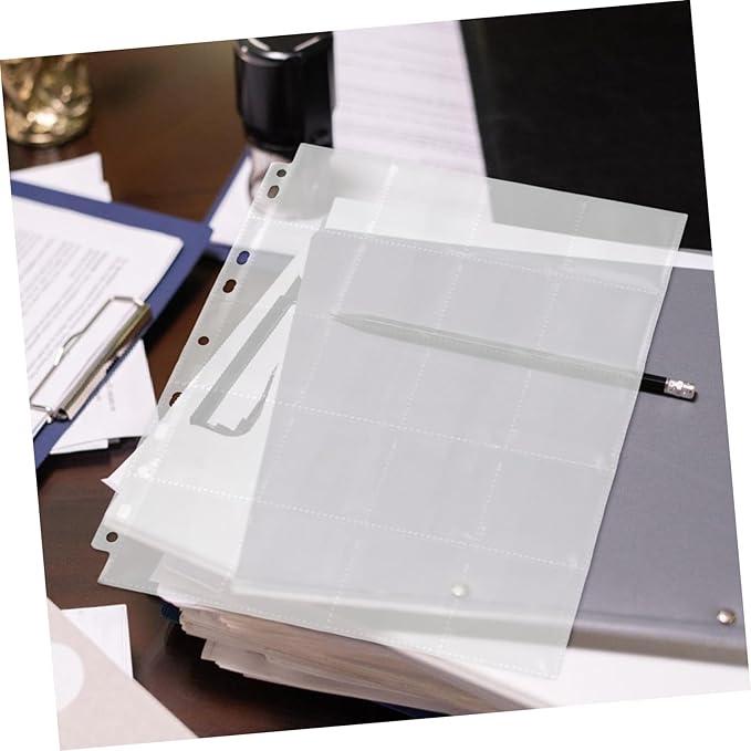30pcs Acid Film Negative Binder Sleeves for Organized Storage Easy Expandable Film Holder Pages Portable Negative Storage Compatible Systems