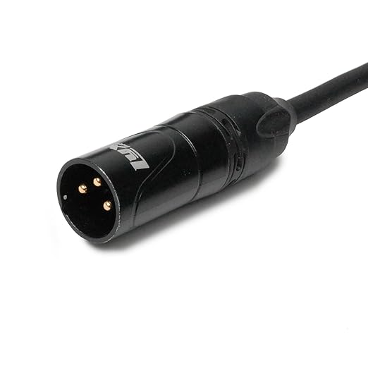 LyxPro 100 Feet XLR Microphone Cable Balanced Male to Female 3 Pin Mic Cord for Powered Speakers Audio Interface Professional Pro Audio Performance and Recording Devices - Orange