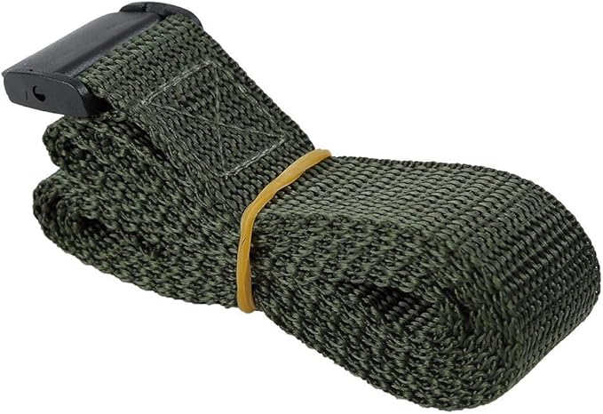 5pcs Trail & Game Camera Straps Belts Hunting Camera Tree Mounting Strap Belts Kit, Portable UV Resistant and Foldable Nylon Fiber Strap, 145cm Wildlife Hunting Accessory (Dark Green)