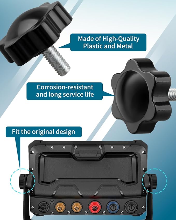 ULXIOM 3 Pack Gimbal Bracket Knobs Fit for Lowrance HDS-5 HDS-5M HDS-7 HDS-8 HDS-10 Elite7 Hook7
