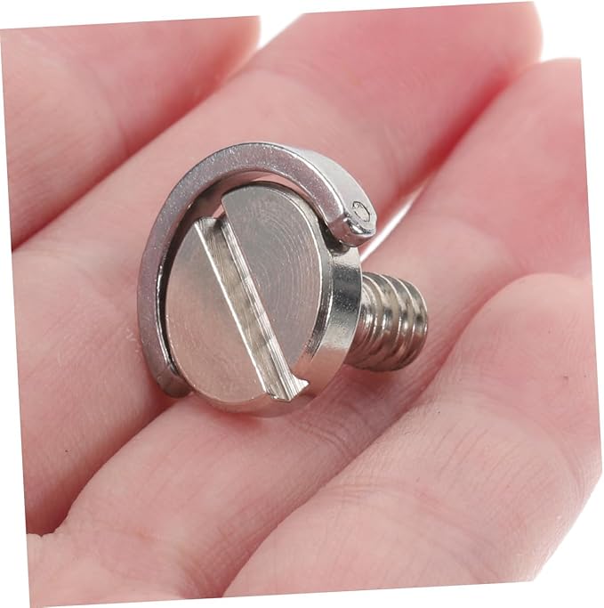 Gadpiparty 5pcs Camera Mounting Screws d Ring Screw for Tripod Mount Quick Release Plate Replacement for Camera Mount