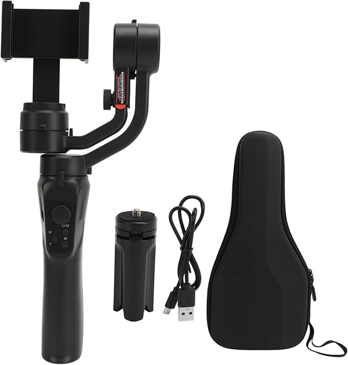 Handheld Stabilizer Cell Phone 3 Axis Stabilizer with Stable Non Destructive Anti Shake, Mobile APP Control, Multiple Modes, and Live Broadcast Tool