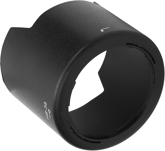 HB 38 Camera Lens Hood Shade, 62mm Lens Hood for AF S VR Micro 105mm F 2.8G IF ED, Threaded Anti Glare Design with Lens Cap, Sun Shade for Backlit Side Lit Flash Photography
