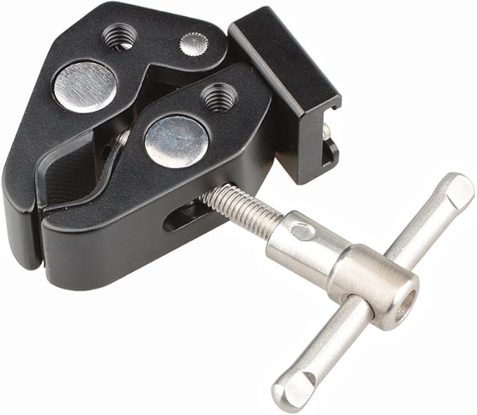 CAMVATE Super Clamp with Cold Shoe Mount for Camera Flash Light Accessories - 1814