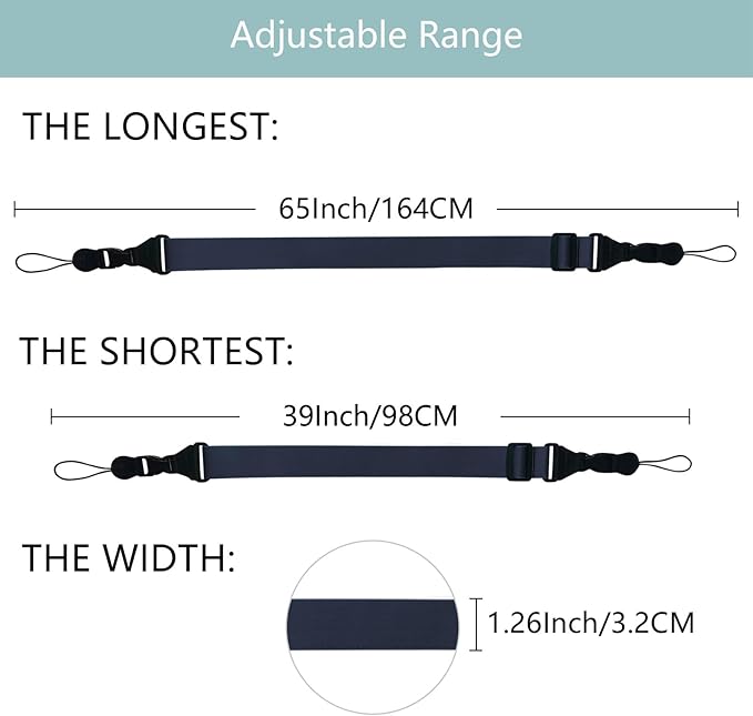 Adjustable Shoulder Strap:Comfortable iPad Strap Nylon Neck Lanyard for iPad/Samsung Tablet Case,Camera Binocular Crossbody Laptop Luggage Bag(Royal Blue)