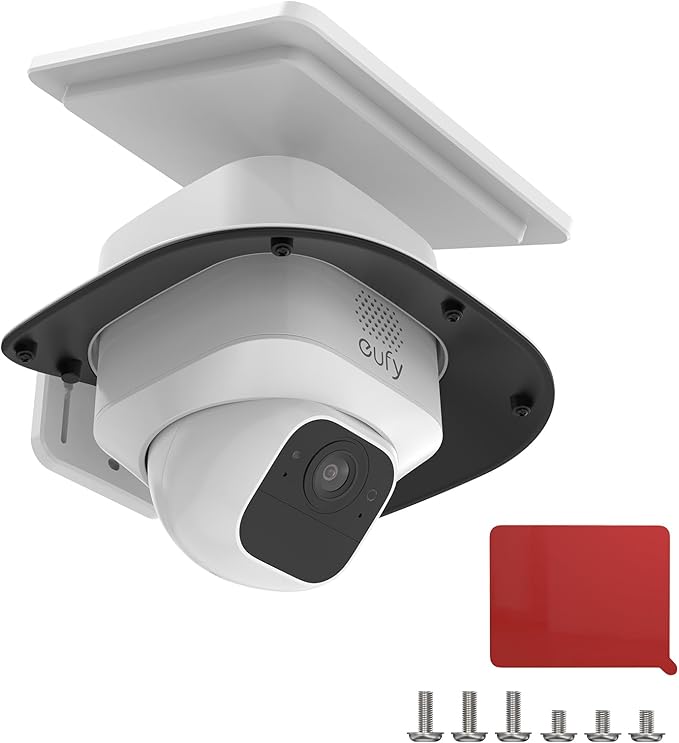 HOLACA Rain Shade Cover Compatible with Eufy Security SoloCam E30, SoloCam E42, Eufy Security 4G LTE Cam S330 Solar Security Camera（1 Pcak）