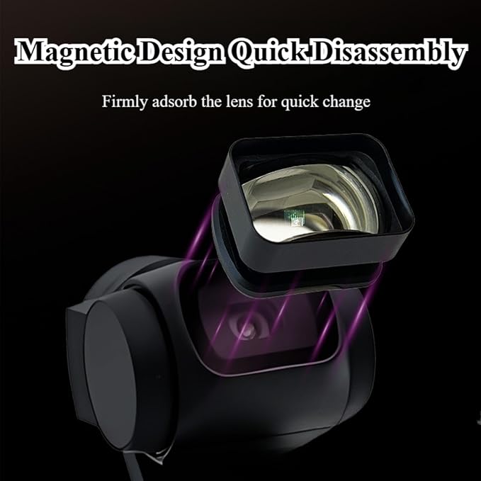 Camera Gimbal Lens for DJI Osmo Pocket 3: Wide Field, Macro, Telephoto, Anamorphic Lens