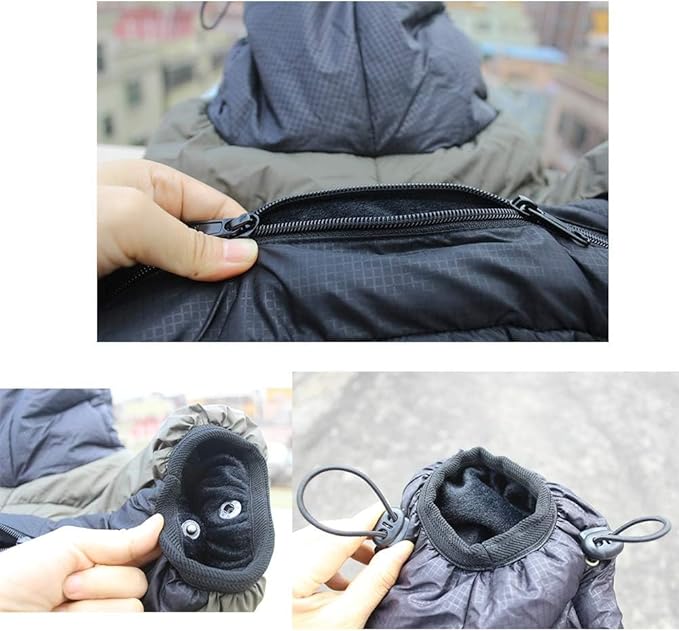 Cold-Proof Warm Cover for DSLR Camera, Camera Rain Coat Cover, Snow or Sound-Proof Sleeve Jacket, for DSLR Cameras with 24-70mm, 24-105mm, 15-85mm,18-135mm, 55-205mm, 70-200mm Etc,.