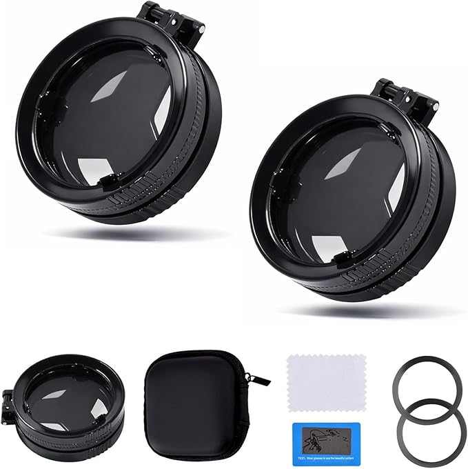 Anti-Glare Magnetic Phone Filter, Professional 52mm CPL Polarizing Filter, Reduces Reflections Enhances Colors, Magnetic Phone Camera Filter for Glass & Product Photography (2PCS)