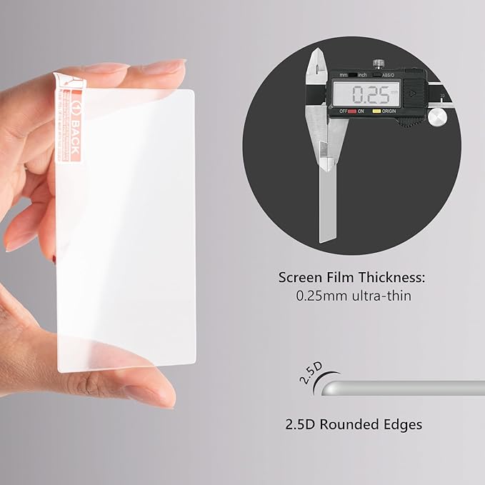 kinokoo Tempered Glass Film for Leica SL Crystal Clear Film Leica SL Screen Protector Bubble-free/Anti-scratch(2 pack)