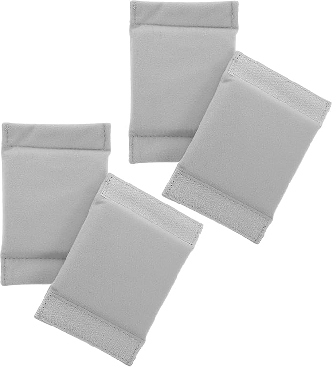 VILLCASE 4pcs Camera Bag Divider Camera Bag Compartment Divider Lens Protection Insert Backpack Inserts Lens Separator Pad Grey Fiber Fleece