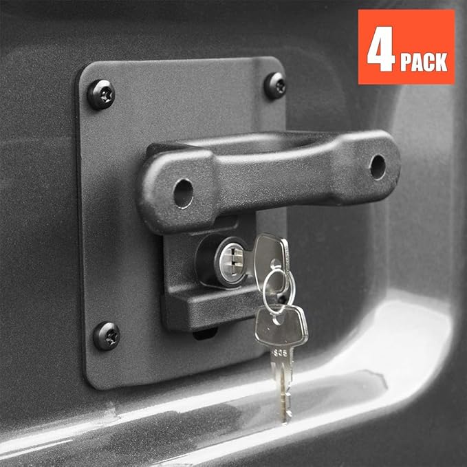 4Pcs Truck Bed Tie Down Anchors Boxlink Cleats & Plates Compatible with Ford F150 F250 F350 & Raptor 2015-2025 2026