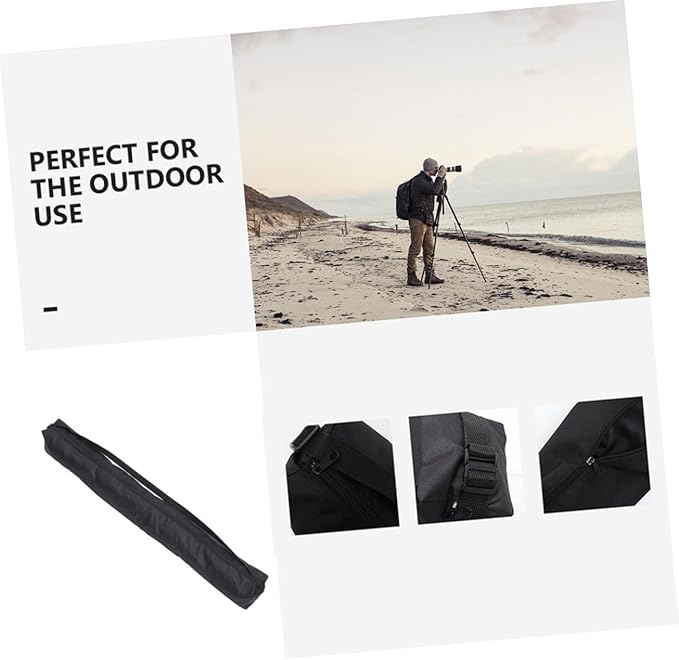 Padded Tripod Bag Carrying Case with Shoulder Strap 35.43 Inch Oxford Cloth Tripod Carrier for Photography Equipment and Light Stands