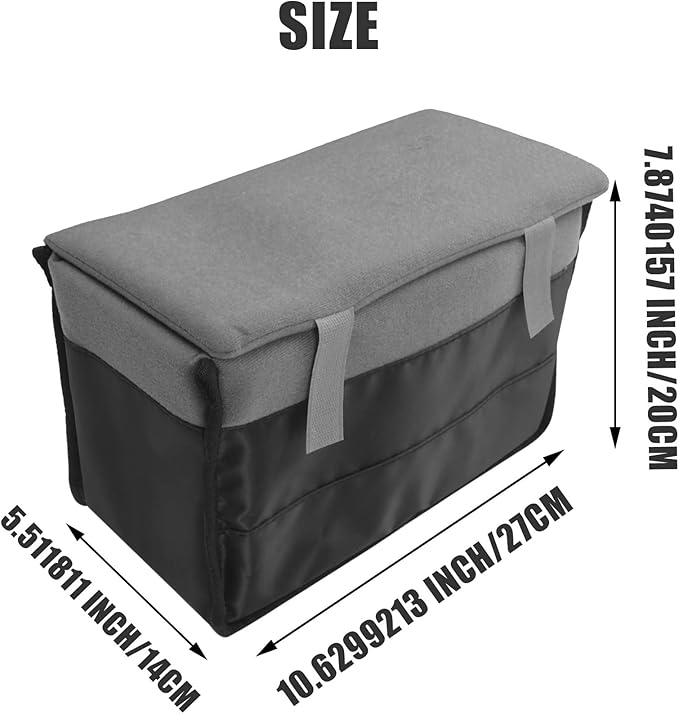 Padded Protective Bag Insert Liner Case for DSLR Camera, Lens and Accessories Black, 127628