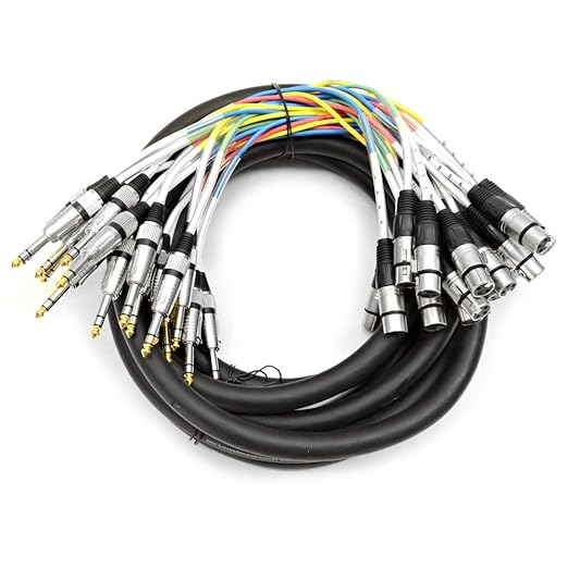 Seismic Audio - SAXT-16x20F - 16 Channel 20' XLR Female to 1/4" TRS Snake Cable
