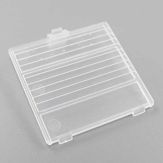 Ambertown Replacement Clear Battery Door Cover for Original Game Boy GB System DMG Console