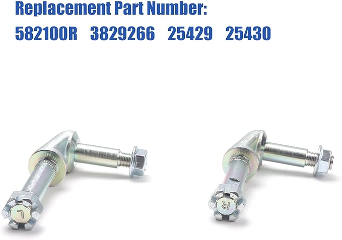 25429 25430 Rear Lower Shock Mounts with Castle Nut Compatible with 1963-1982 Chevy Corvette C2 C3 Shock Mount Bracket Hand Rear Lower With Nut Replace OE：25429 25430