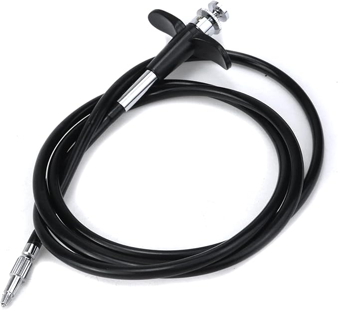 Pastlla 39.4"(100cm) Threaded Release Cable Vibration-Free Black Shutter Release Cable Shutter Release Cable with Bulb-Lock Mechanical Shutter Release Cable