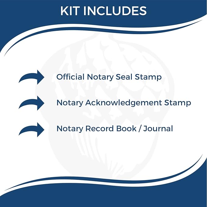 South Carolina Notary Package, Notary Supply South Carolina, Includes Notary Journal, Notary Acknowledgement Stamp, Official Rectangular Notary Stamp with Self Inking Stamps, Press and Print