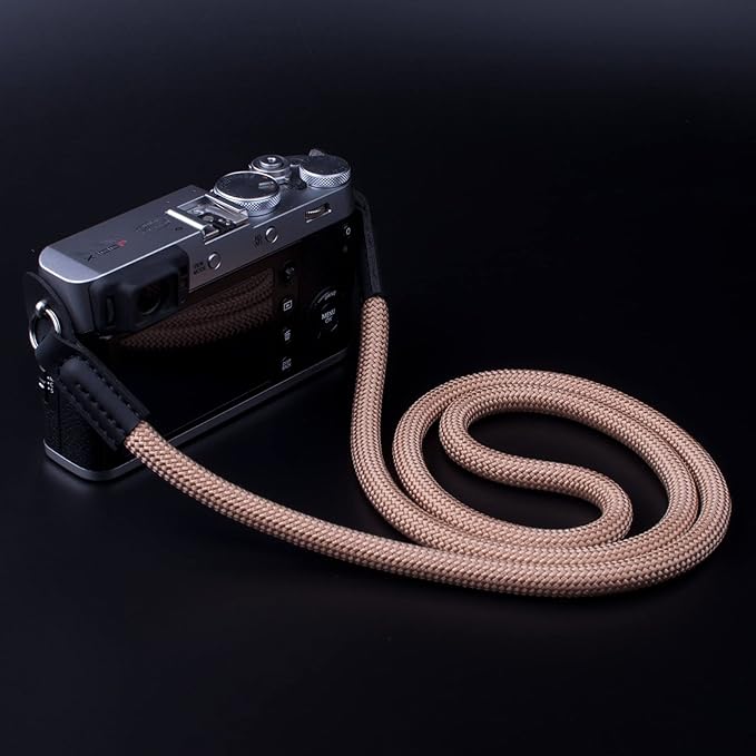 Vintage Camera Neck Strap,Nylon Rope Camera Shoulder Straps for Photographers Film DSLR