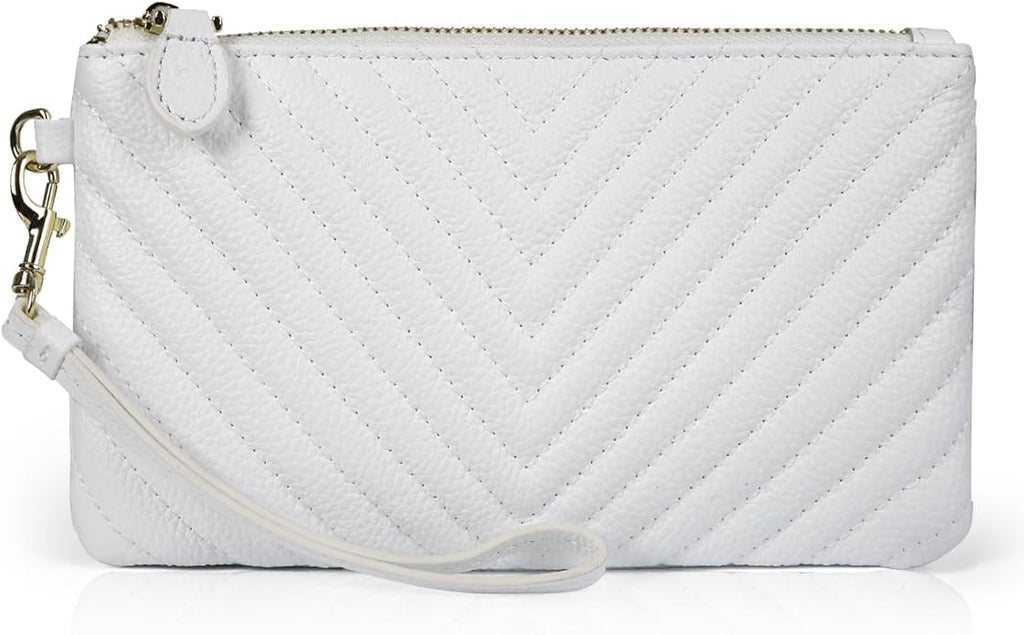 befen Genuine Leather Wristlet Clutch RFID Blocking Bag Cell Phone Wallet Purse Wristlet Wallet Purses and Handbags for Women