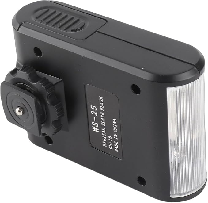 On Camera Flash Portable Mini Digital Hot Shoe Mount Flashlight for DSLR Cameras, Built in Digital Slave and Auto Pre Flash Sensor, for Any Digital Camera