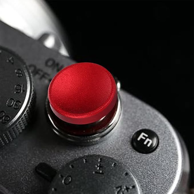 HaloVerde Shutter Knob Accessory Pack of 4, a Soft Shutter Release Knob Made of Aluminum Alloy Compatible with X100F X T4 X T30 II X E3 and Cameras