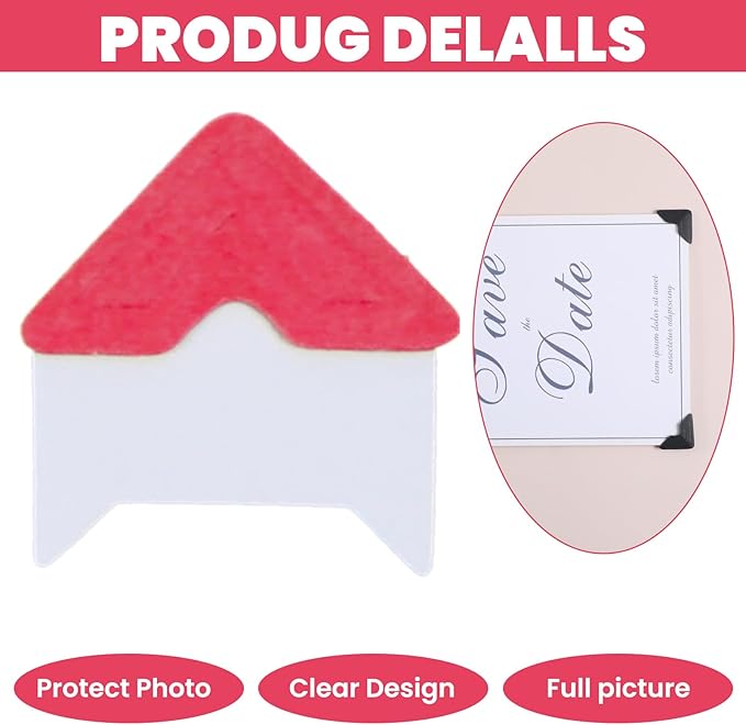 480pcs Scrapbook Photo Corners, Self-Adhesive Photo Corners for Scrapbooking, Scrapbook Photos Corner Stickers for Albums, DIY Craft, Memory Book, 10 Colors