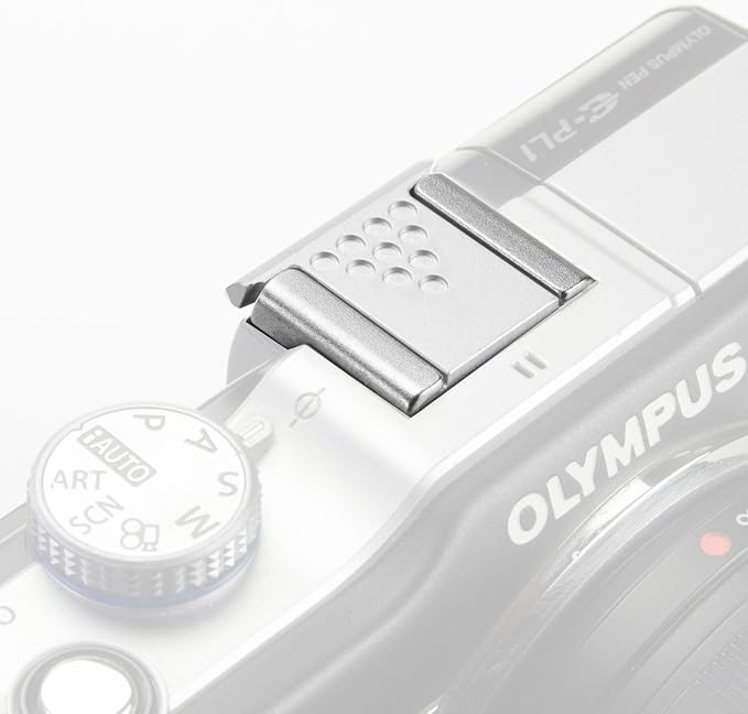 Metal Universal Hot Shoe Cover for Camera, Silver