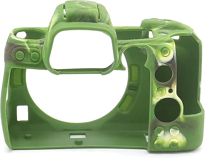 Professional Secure Silicone Camera Case Cover Housing Body Skin for Nikon Z6 Z7 Full Frame Mirrorless Camera (Camouflage)
