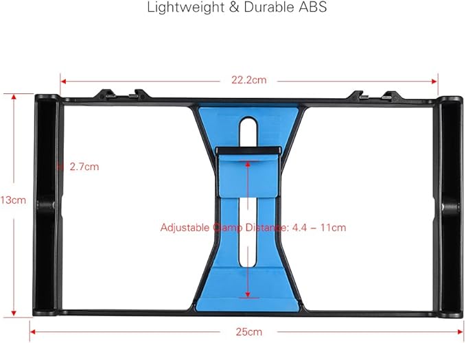 Andoer Smartphone Video Rig Phone Movie Mount Film Making Recording Vlogging Rig Hand Grip Bracket Holder Stabilizer for iPhone X 8 7s 6 Plus for Samsung Huawei Honor