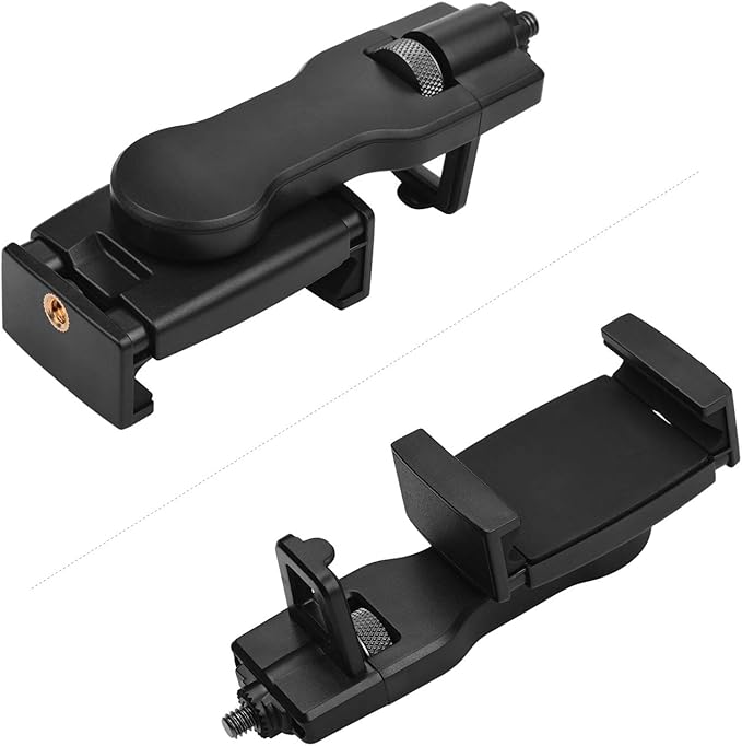 Andoer Gimbal Stabilizer Phone Holder Smartphone Clip Clamp Bracket Compatible with hohem iSteady Pro/Pro 2/Mobile+ Stabilizers