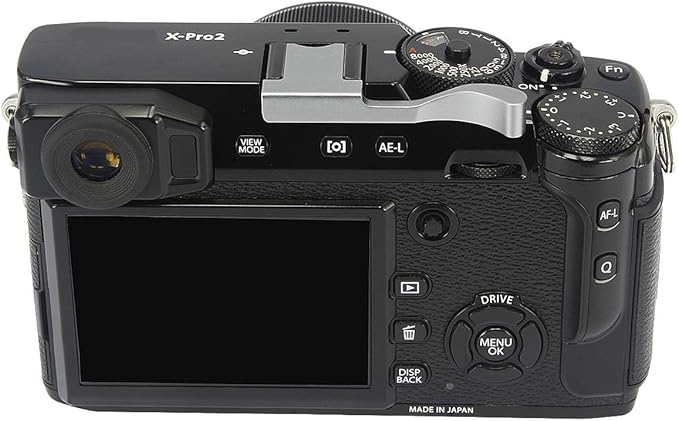 Haoge THB-XS Metal Hot Shoe Thumb Up Rest Hand Grip for Fujifilm Fuji FinePix X100F X100V X-Pro2 XPro2 X-Pro3 XPro3 Camera Silver