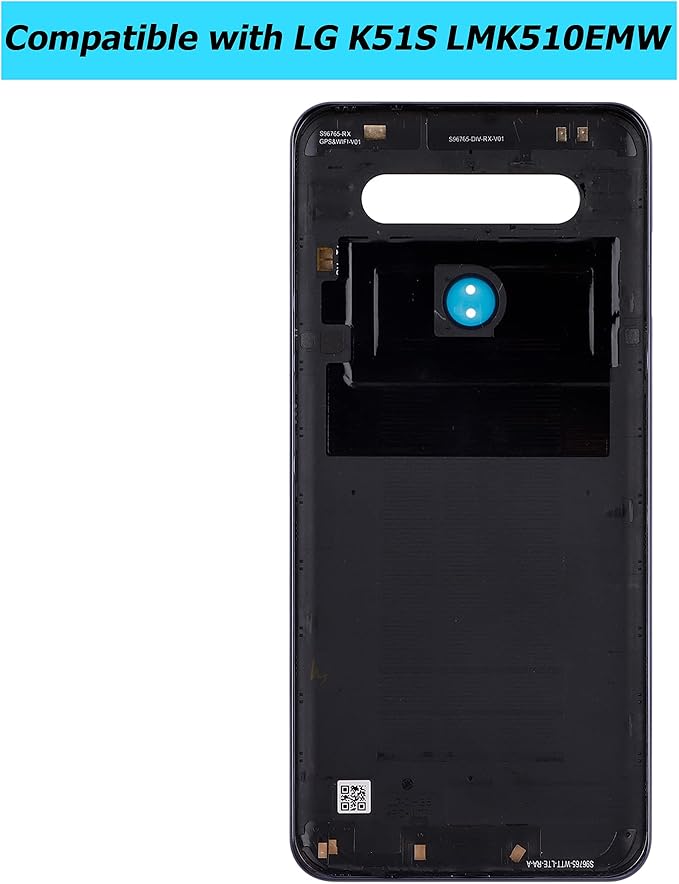 Replacement Battery Door Cover Back Cover Kompatibel for LG K51S LMK510EMW LM-K510EMW LM-K510 Blue Akkudeckel
