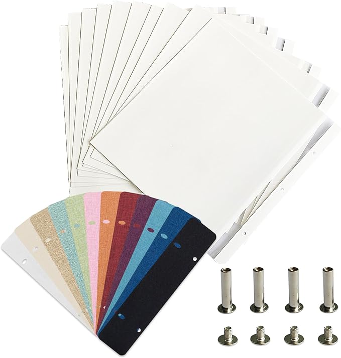 Vienrose Photo Album Self Adhesive Scrapbook Refill Pages for Vienrose 13x12.6 inch Photo Album
