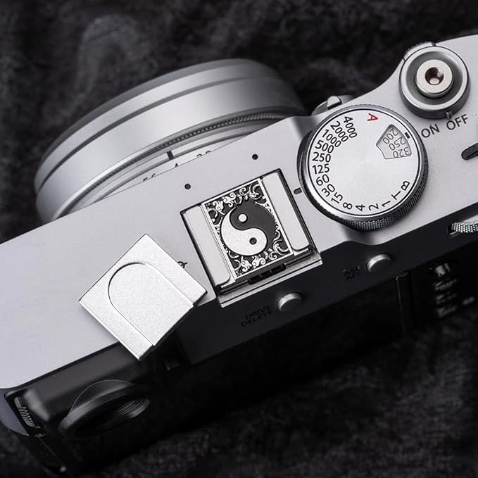 DBZZ Camera Soft Release Button, Shutter Button for Fujifilm X-T5 X-T4 X-T3 X-T30 X-T30 II X-T20 X-PRO3 X100VI X100V X-E4 X-E3 for zf (Eight Diagrams Cover)
