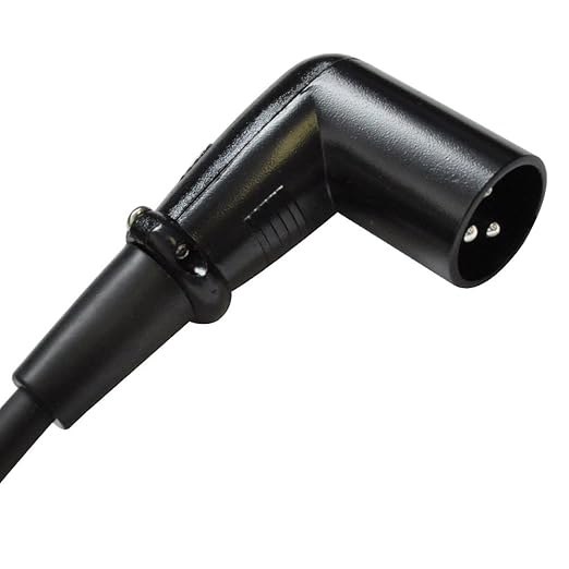 Seismic Audio - SARAX3-6 Pack of 3' Right Angle XLR to XLR Patch Cables
