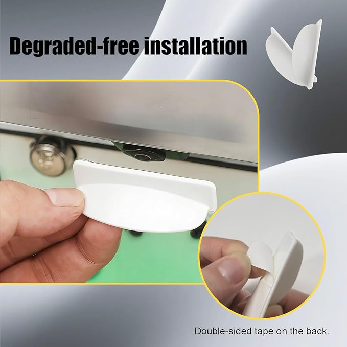 Car Backup Camera Rain Shield, Reversing Rear View Camera Anti-Rain Cover, Non-Destructive Adhesion, Universal Reversing Protector Sticker for Cars, Trucks, SUVs, White