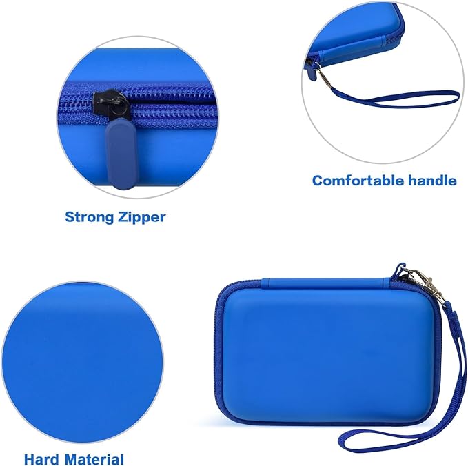 Case for Anker MagGo 3-in-1/MagGo UFO Charging Station,for Augnner for Iseyyox for Apple MagSafe Duo/for LISEN/for RTOPSMagSafe Wireless Charger Foldable Magnetic Charging Stand Storage Box-Blue